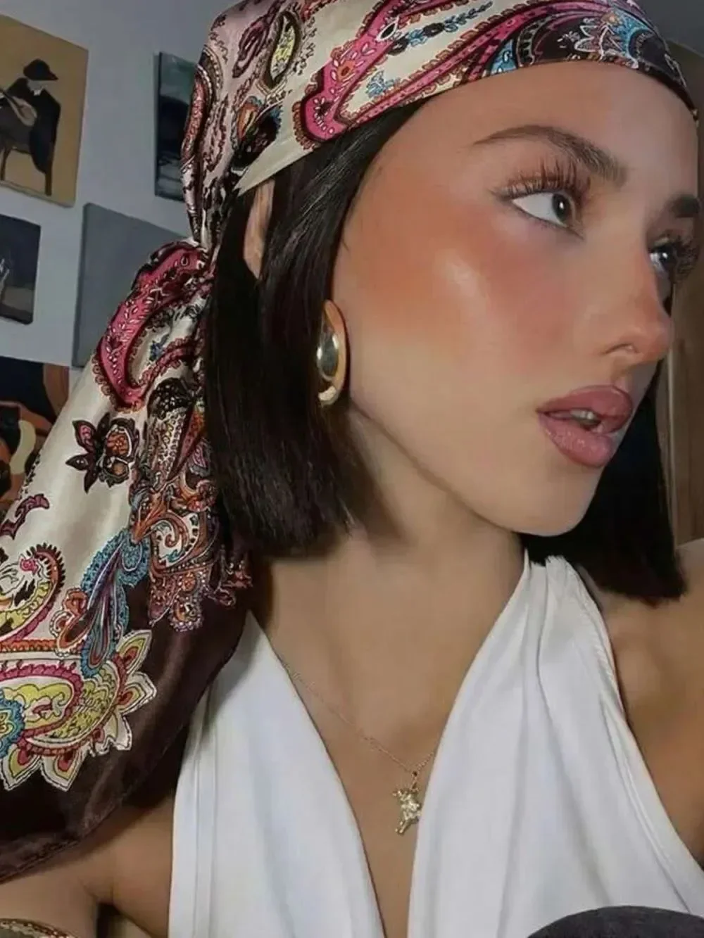 Paisley Headscarf S174